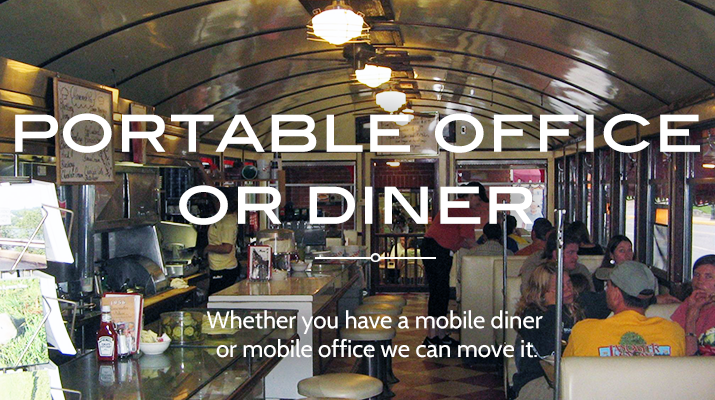 Roberson Mobile Home Movers can help you move your portable office, portable classroom or portable diner